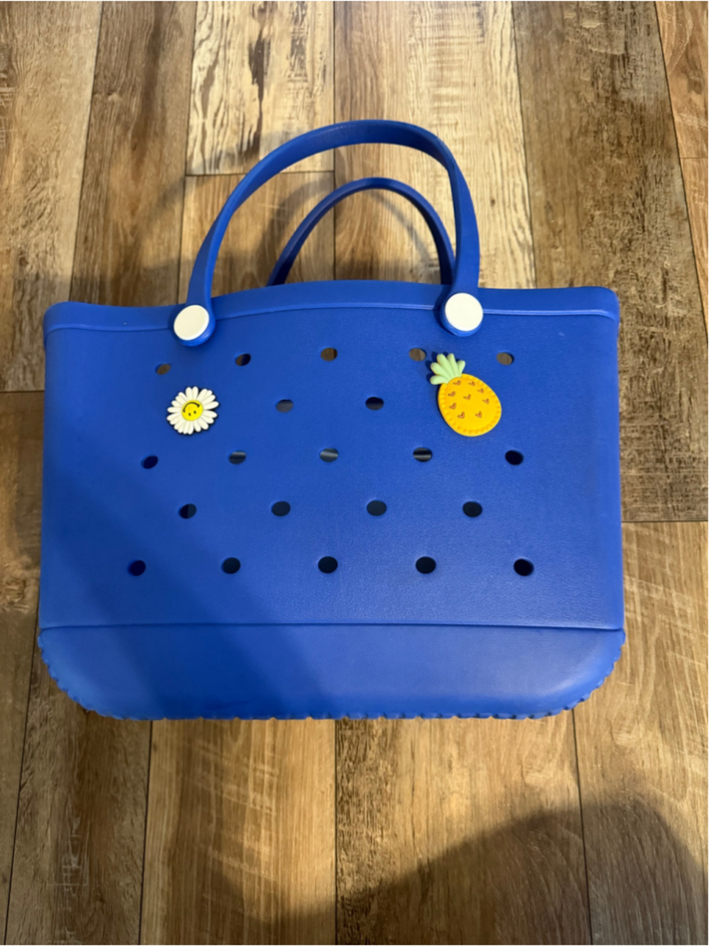 Unbranded Rubber Tote Bag One Size Blue